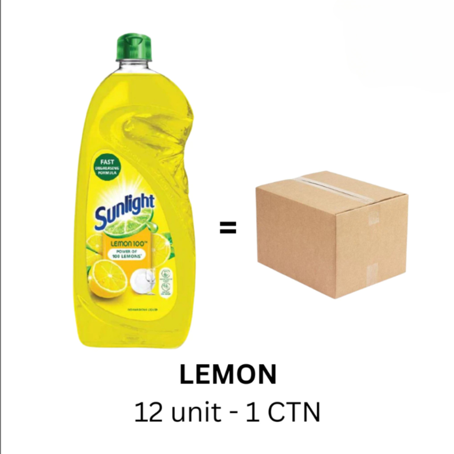 800ml x 12 Bottles – 1 Carton Sunlight Dishwashing Liquid, 7 Variants