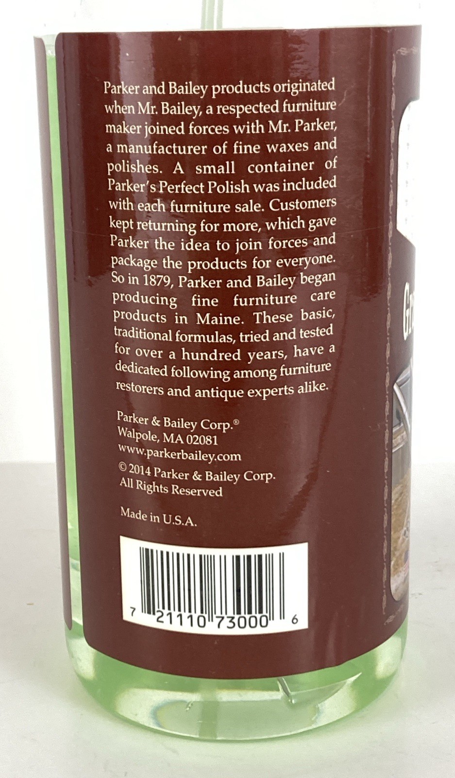 Parker Bailey Granite & Stone Cleaner Streak Free Formula 32oz