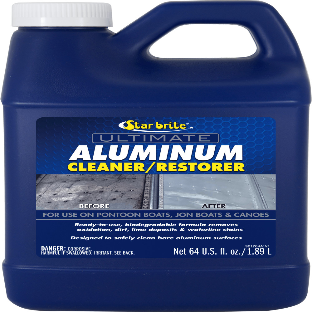Star Brite Aluminum Cleaner – For Pontoons, Canoes & Unpainted Aluminum – USA