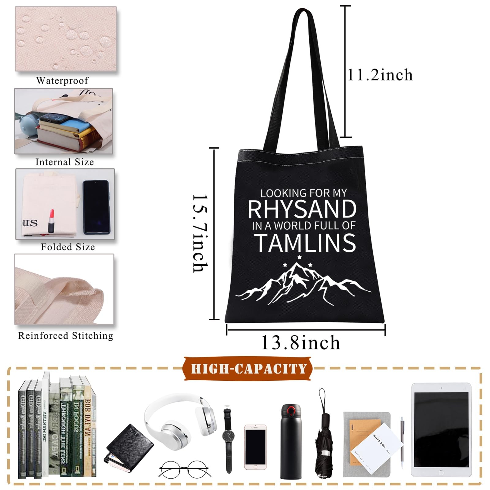 Night Court Tote Bag Bookish Gift SJ Maas Gift Looking For My Rhy In A World …