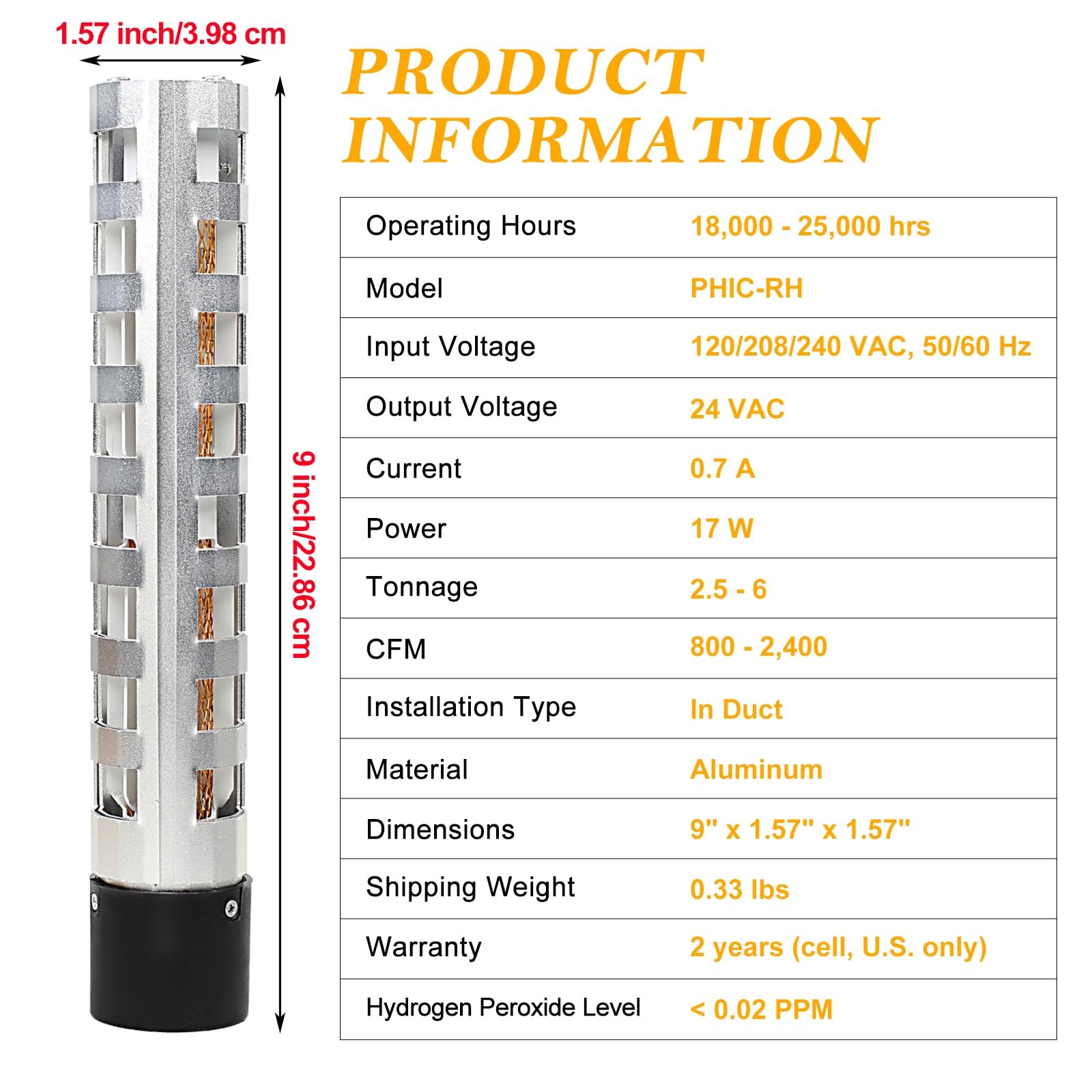 Upgrade Air Purifier Replacement Bulb Easy to Install