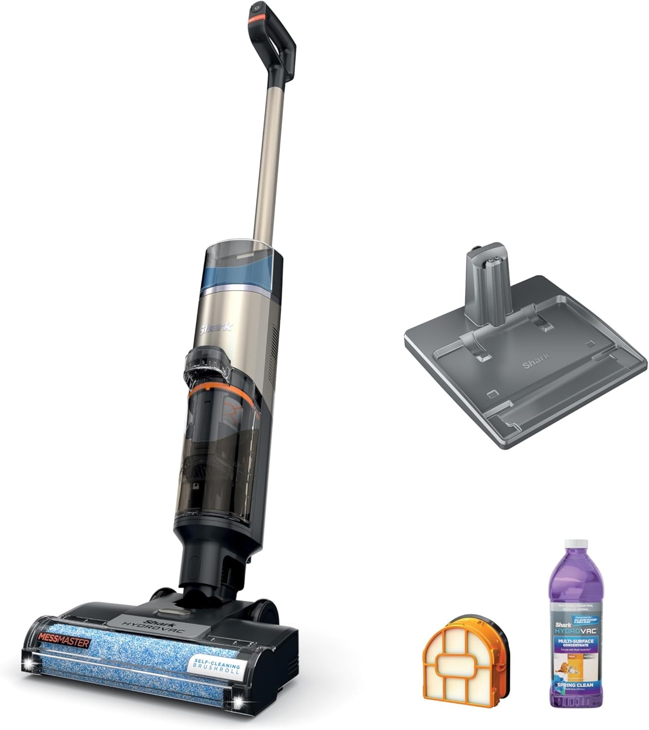 Shark R-WD261 HydroVac 3-in-1 Cordless Vacuum, LED, Rose Gold – Scratch and dent