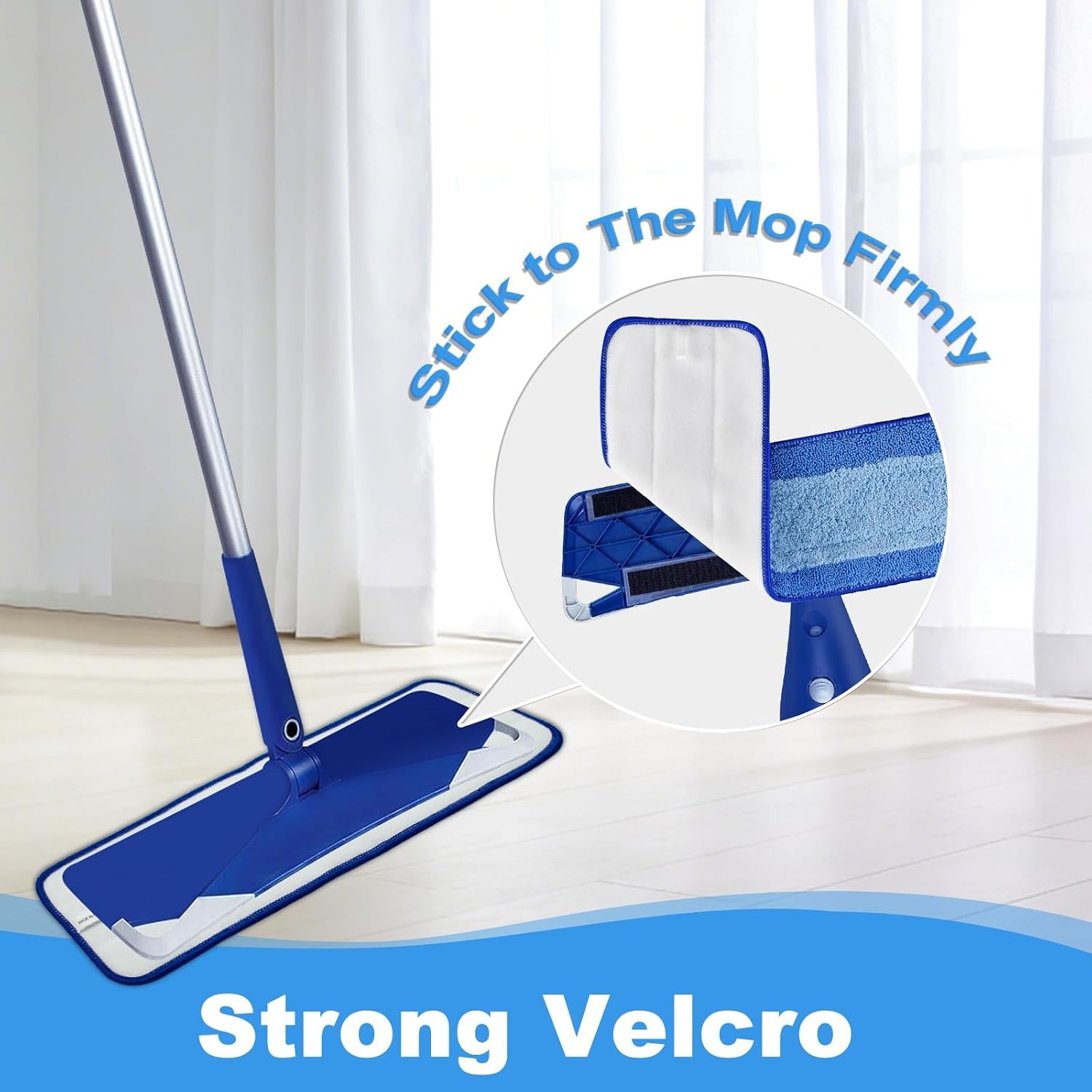 4 Pack Mop Replacement Pads Compatible with Bona Mop,Microfiber Cleaning Pad for