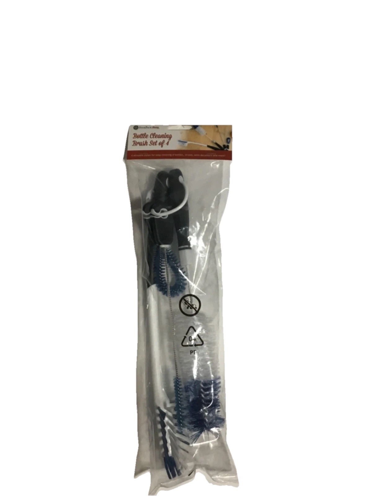 1 SET OF 3 PC STARPACK BOTTLE CLEANING BRUSH MULTICOLOR