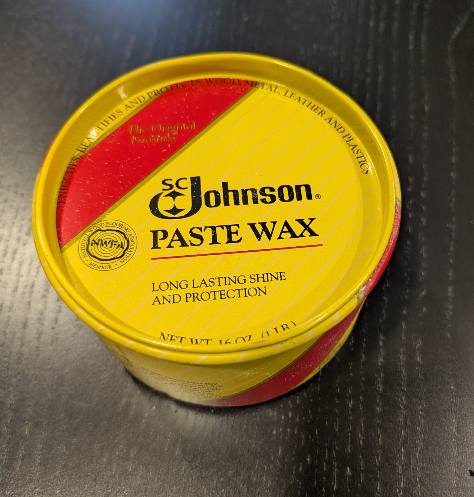 SC Johnson Paste Wax Original Formula 16 oz + lb still FULL fresh old stock Used