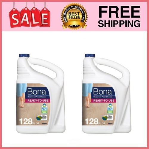 2 Pack Bona® Hardwood Floor Cleaner Refill 128 Fl Oz