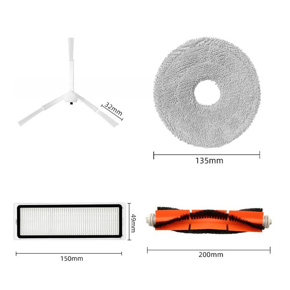 13 pcs Vacuum Cleaner Accessories for Xiaomi S10+ and S10 Plus Robot Vacuum