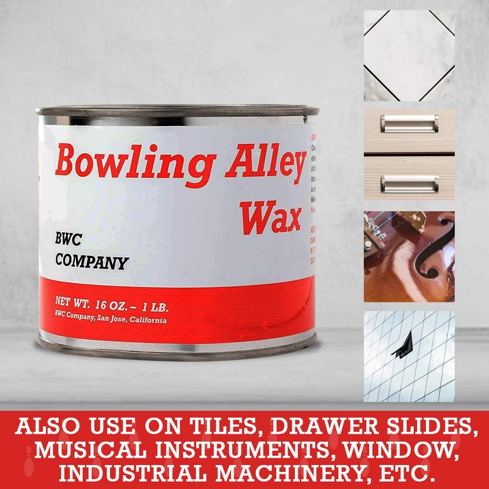 , Bowling Alley Wax, Clear Paste, 16 oz. Can – Surface Protection Wax for Pol…