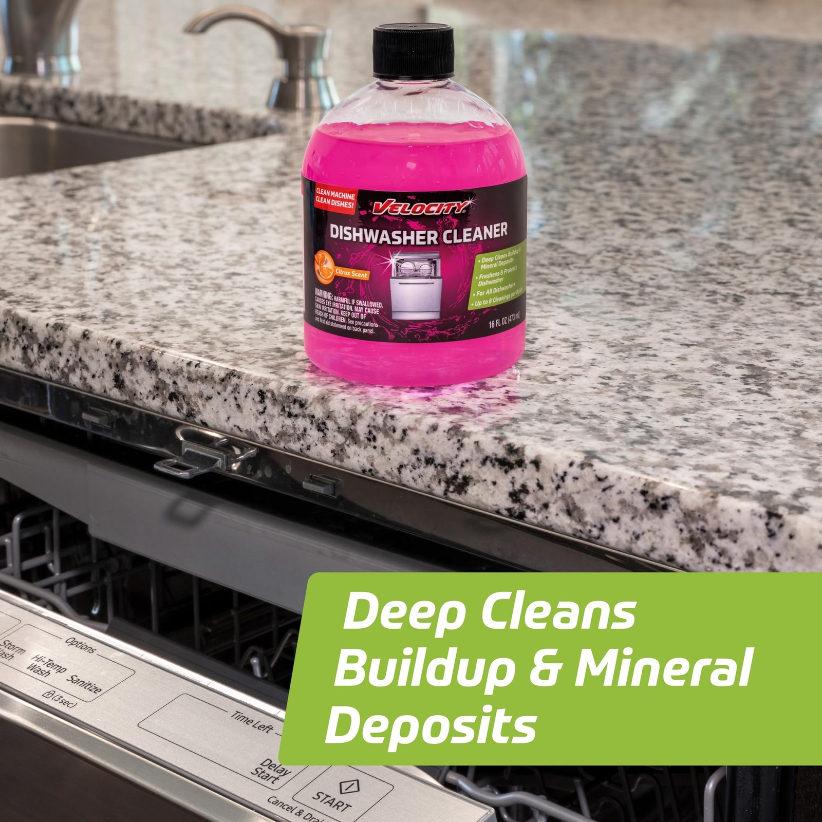 Dishwasher Cleaner and Deodorizer – 8 Uses Per Bottle. Dishwasher Cleaner and…