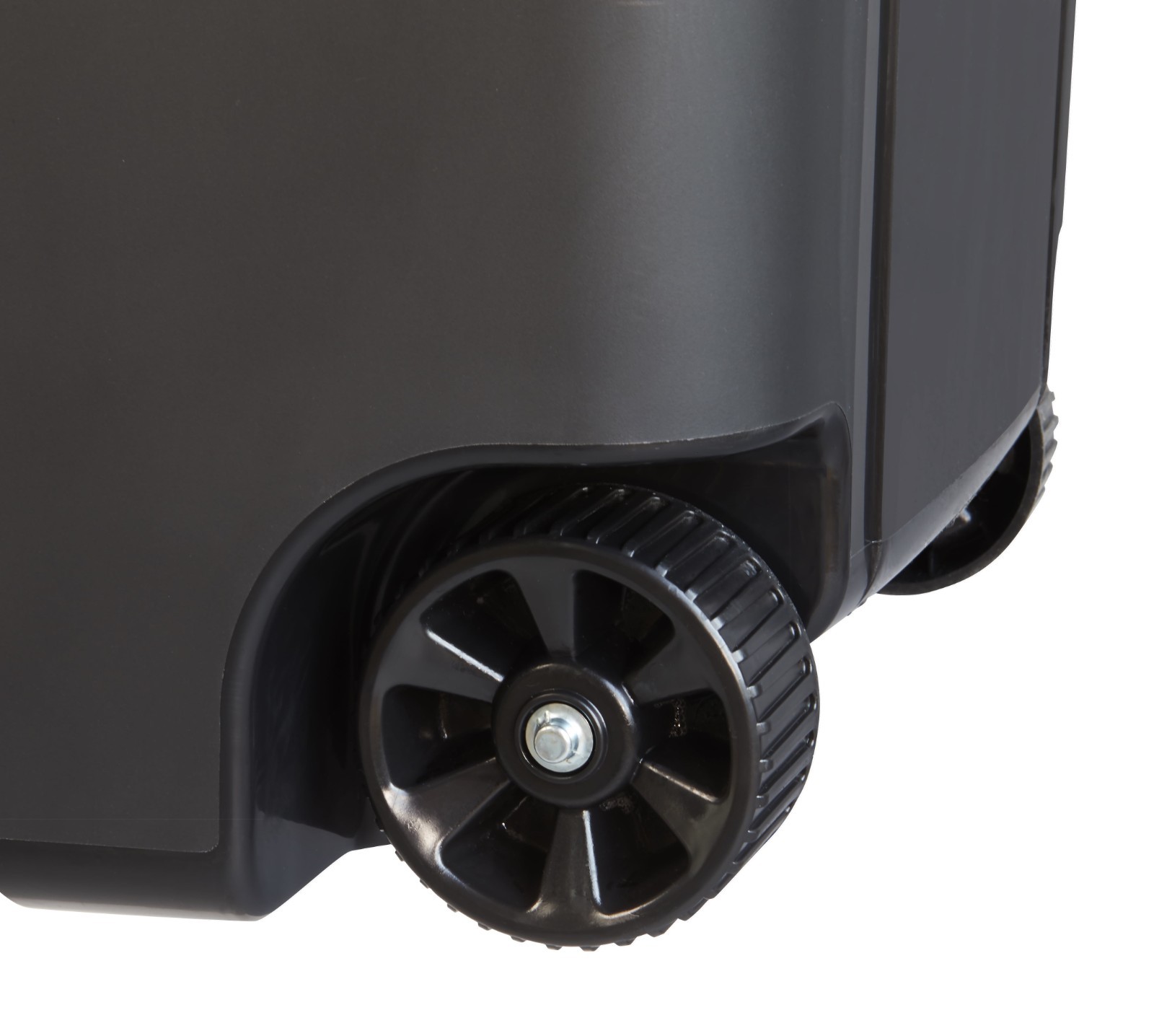 (2 pack) Hyper Tough 45 Gallon Wheeled Heavy Duty Plastic Garbage Can, Lid