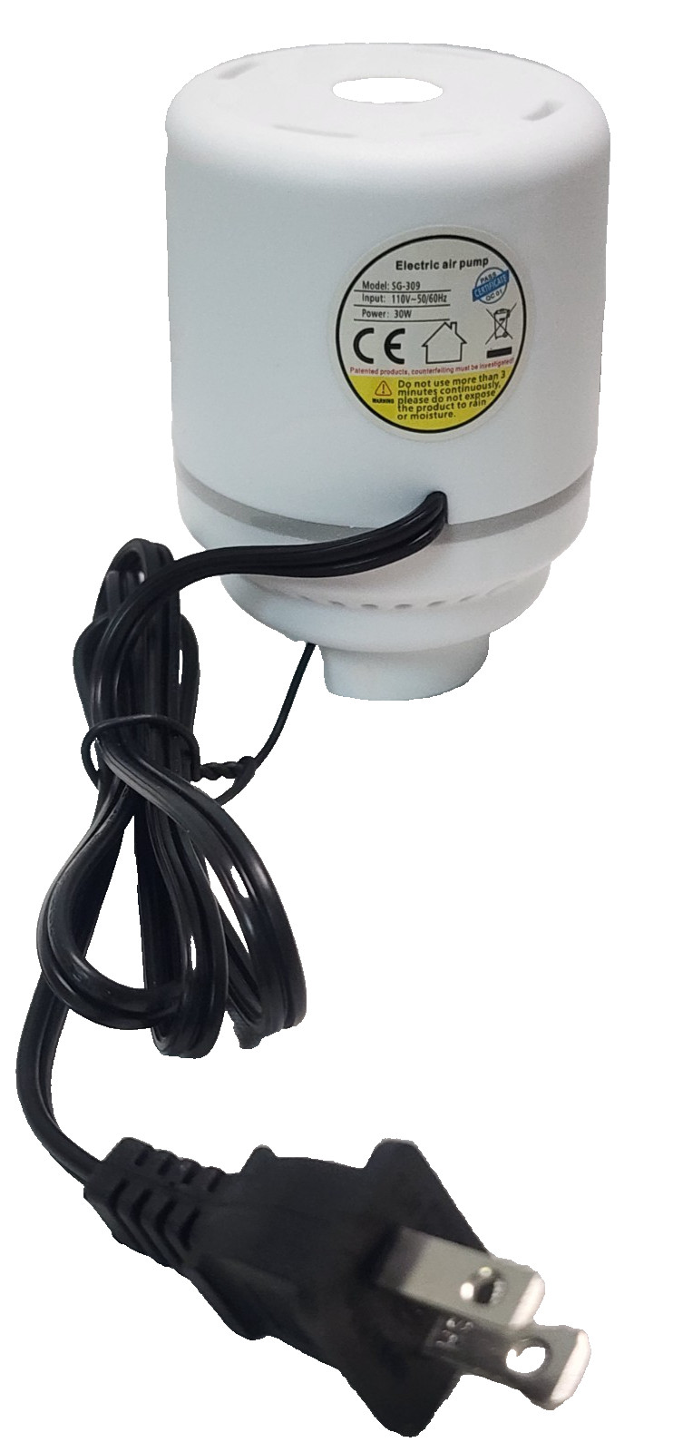 Electric Air Pump Portable Vacuum Bag Pump for Compression Fits Most Storage Bag