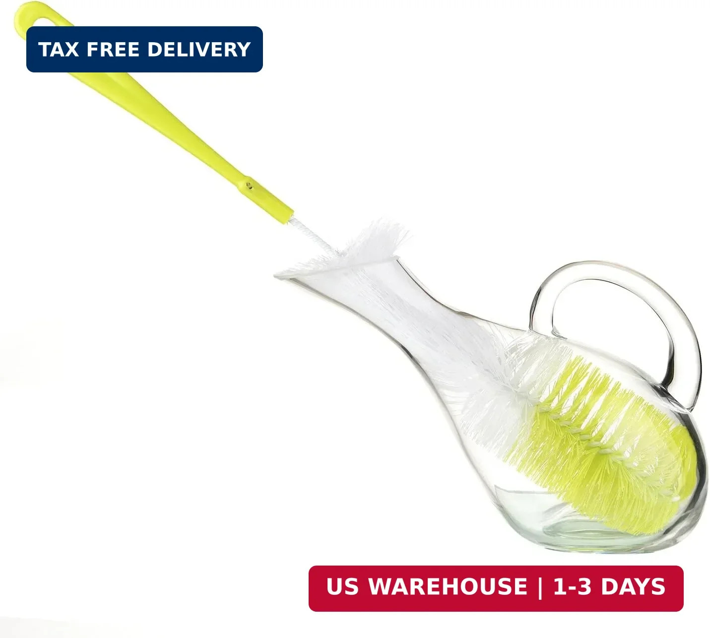 16 inch Long Bottle Brush Cleaner for Washing Wine/Beer/Sport Well/Thermos/Glass