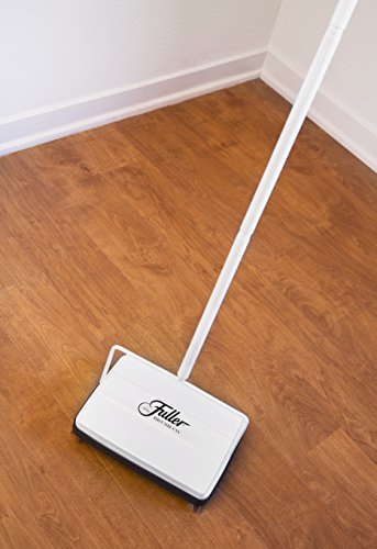 Fuller Brush Electrostatic Carpet & Floor Sweeper 9″ Cleaning Path Bright White