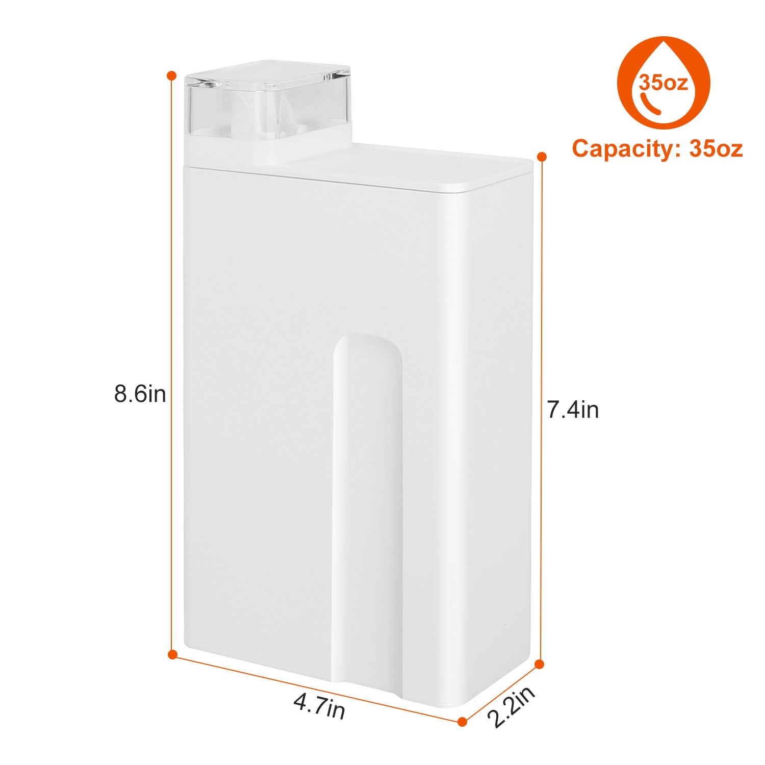 1L Refillable Laundry Bottle Container for Detergent Liquid Replacement Bottles