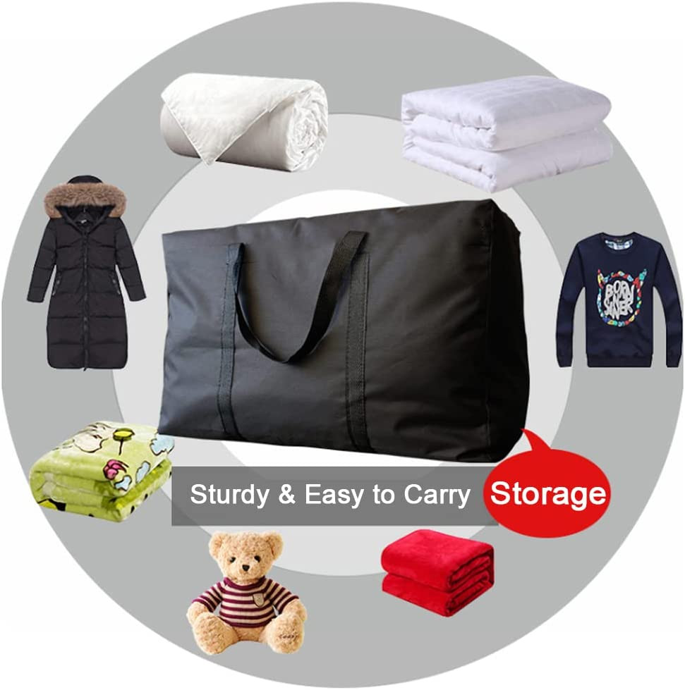 Extra Large Moving Storage Bags 31x18x10in 90L 2 Pack[1][2][3]