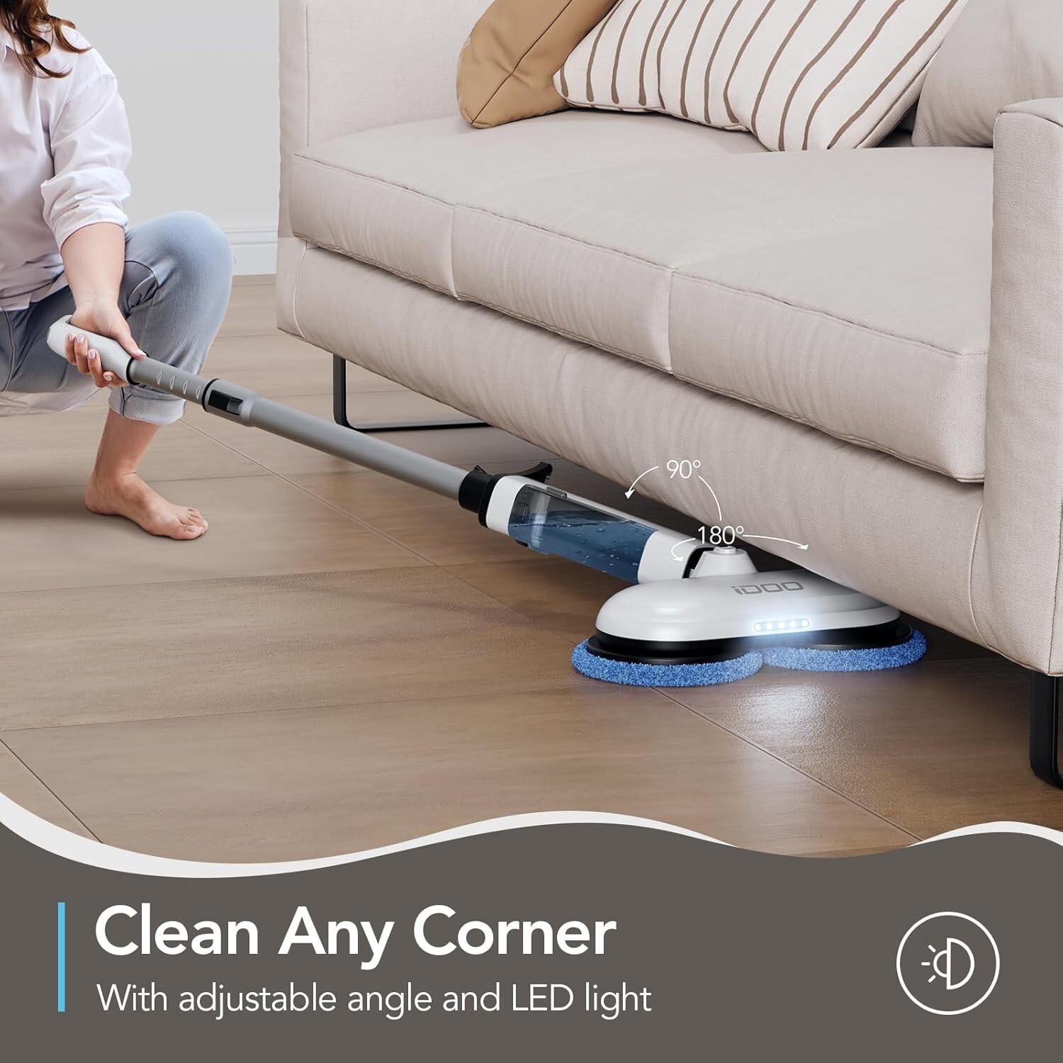 Steam Mop Cleaning Floor Tool Handheld Electric Steam Mop Floor Cleaner Cordless