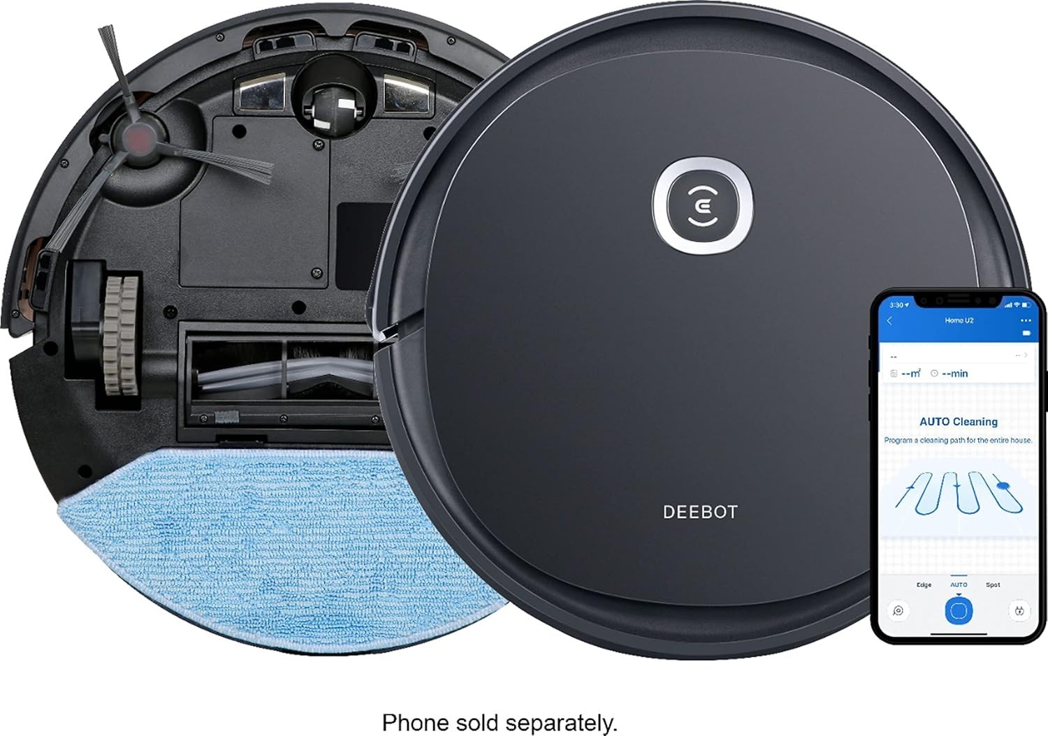 DEEBOT OZMO U2: Advanced Robotic Vacuum & Mop for Hard Floors – Alexa Compatible