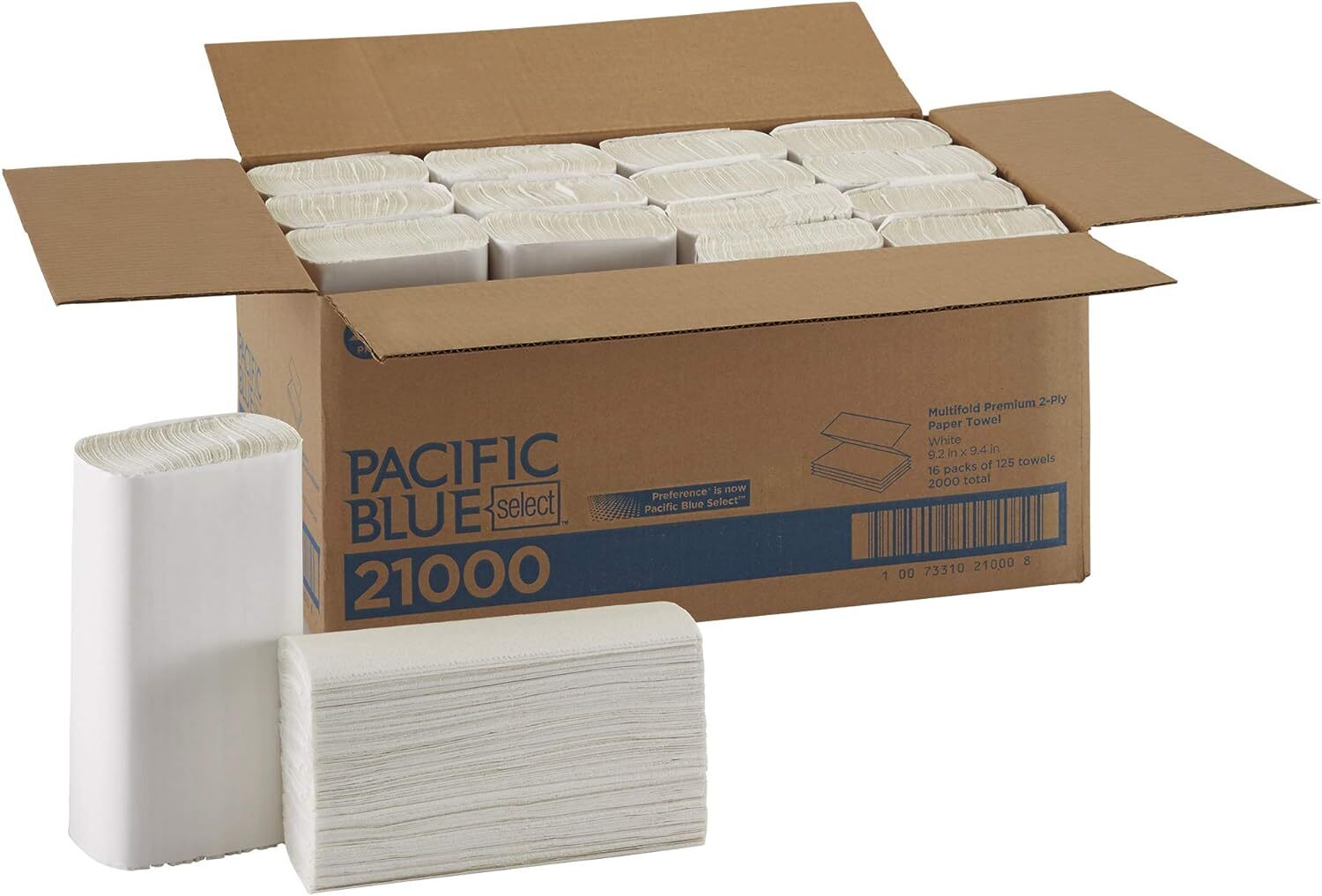 Georgia-Pacific Signature Premium Multifold Towel White 9.4″ L x 9.2″ W, 2000/CT