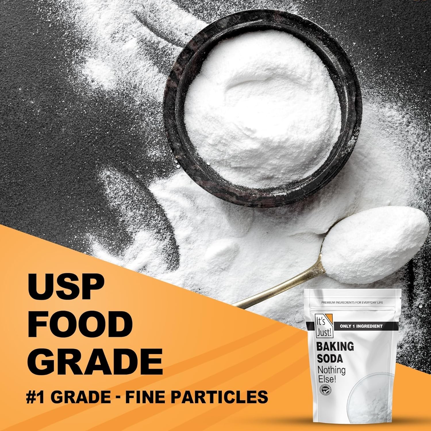 1.25 Pound Pure Sodium Bicarbonate – Additive Free and Eco-Friendly Solution