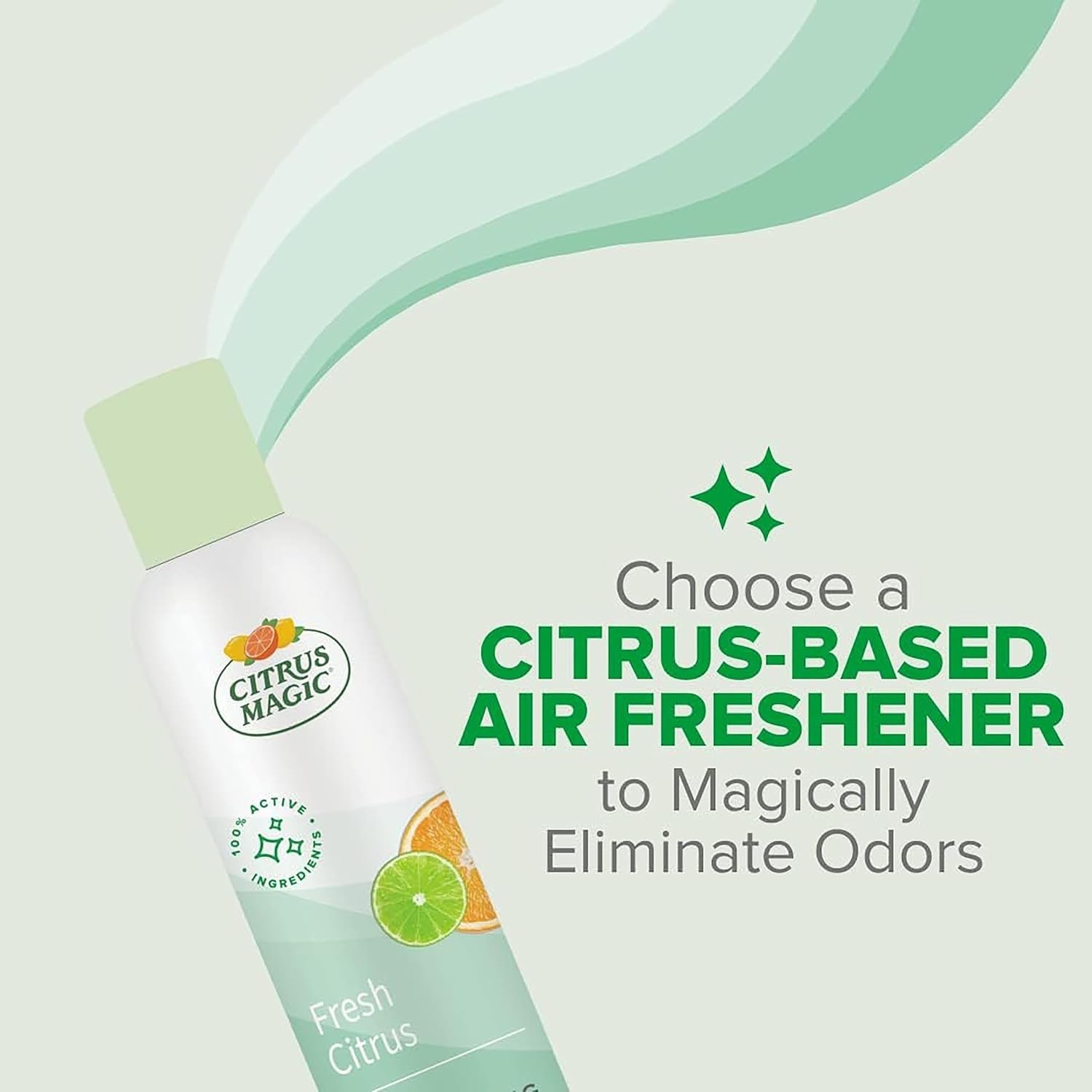 Citrus Magic Freshener Odor Eliminating Air Freshener Spray, 3 Ounce (Pack of 3)