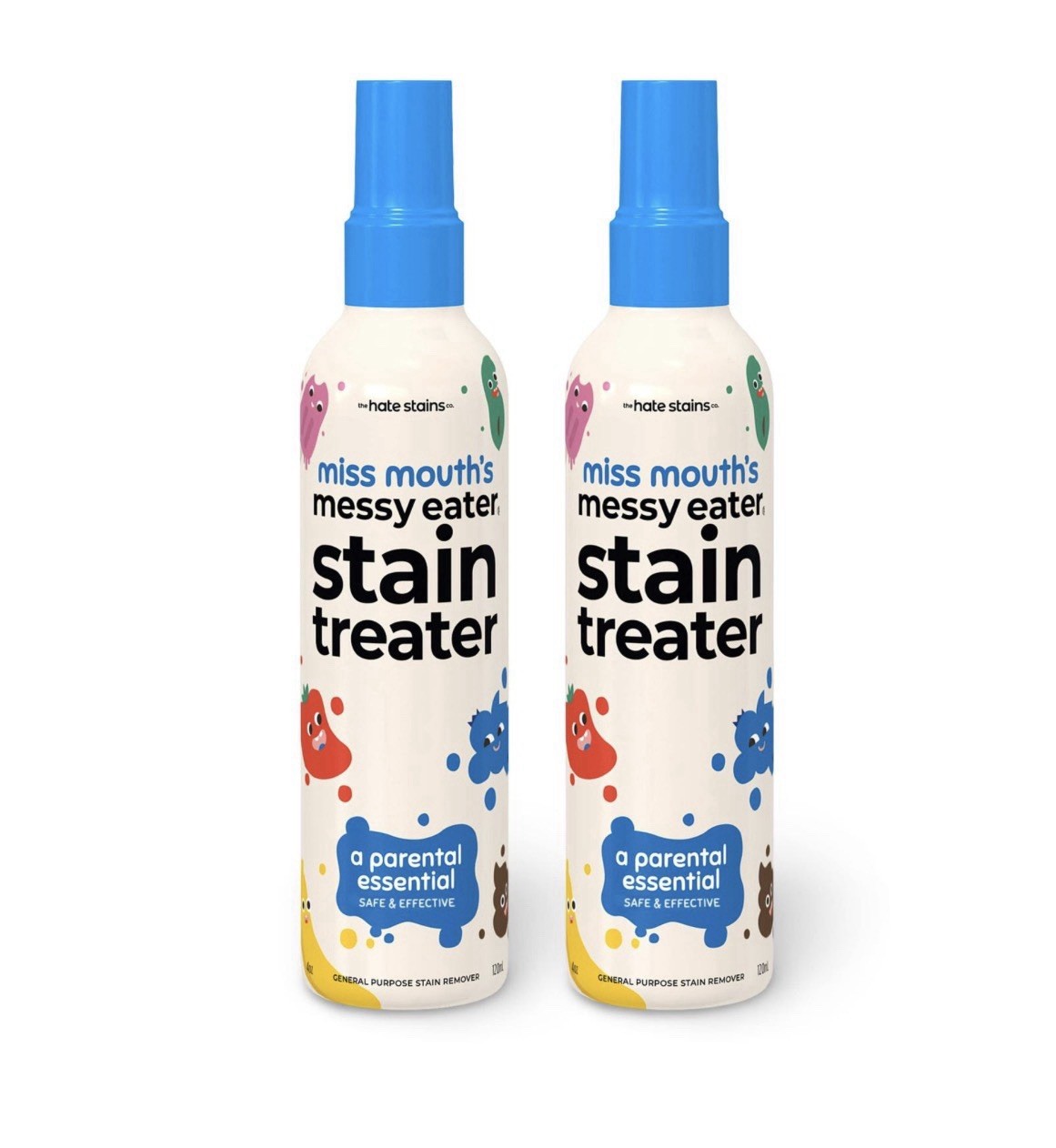 (2) Miss Mouth’s Messy Eater Stain Remover 4 Oz Newborn & Baby Essentials 2 Pack