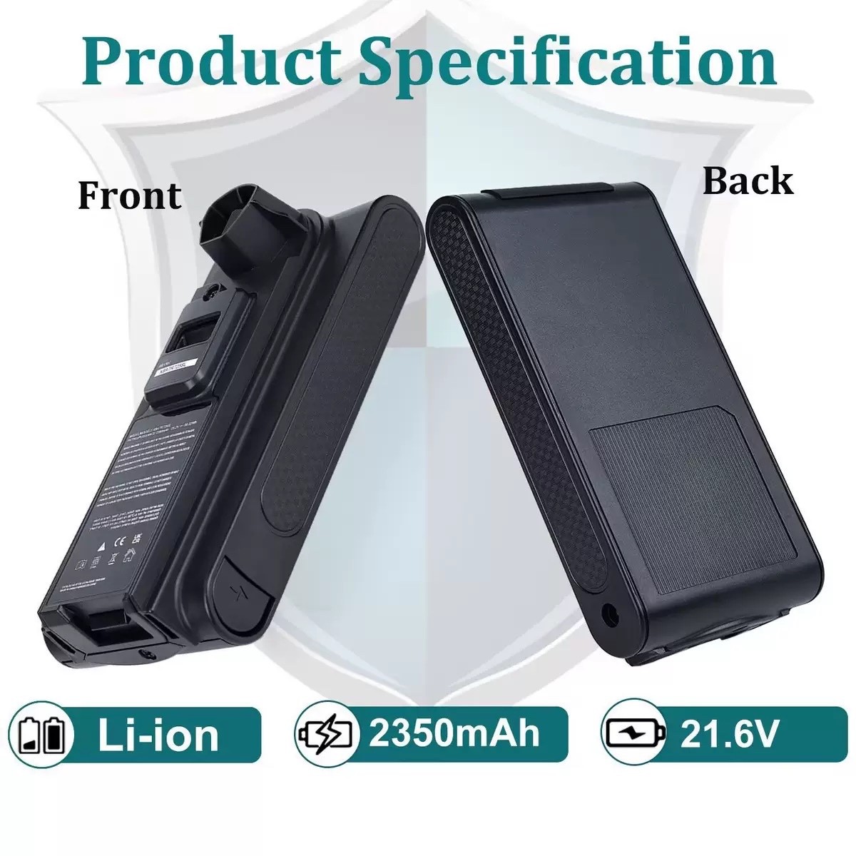 21.6V battery pack suitable for Shark XBATR620SL XBATR620SLEU vacuum cleaner