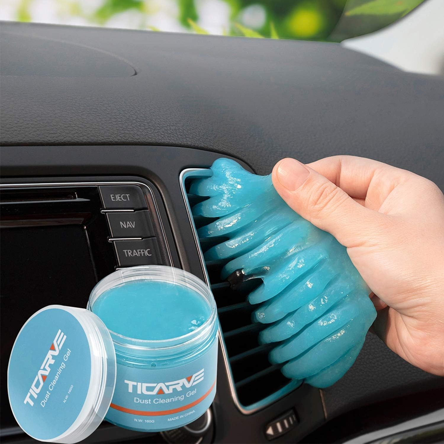 4 PACK – Ticarve – Dust Cleaning Gel Putty – Car, Vents, Keyboard, Household