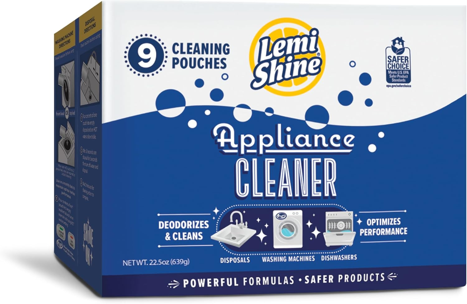 Appliance Cleaner & Deodorizer – Dishwasher, Washing Machine, and Garbage Dispos