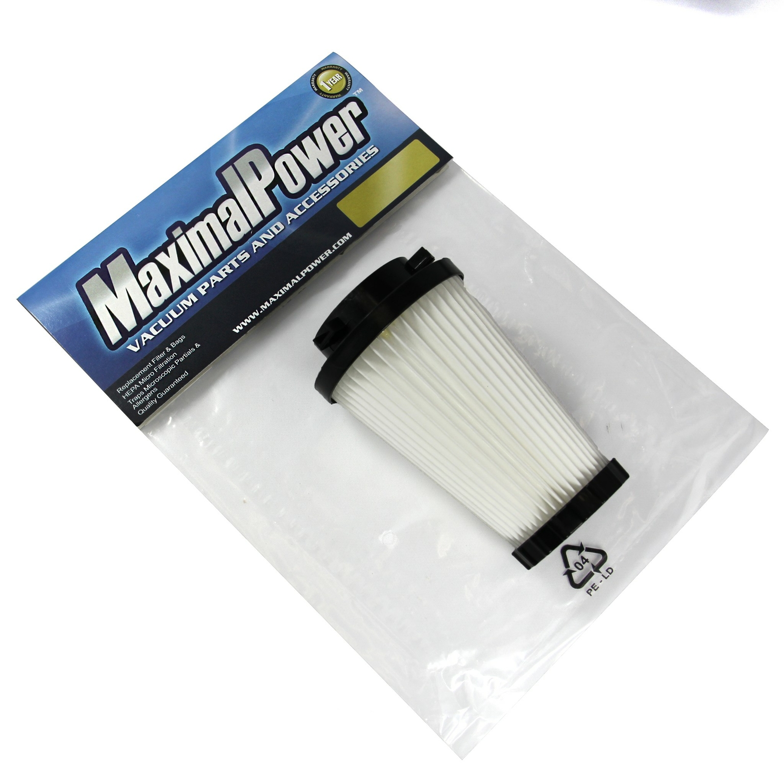 MaximalPower Filter for Dirt Devil F2 Vacuum 3-SFA115-00X 3SFA11500X 2SFA115000
