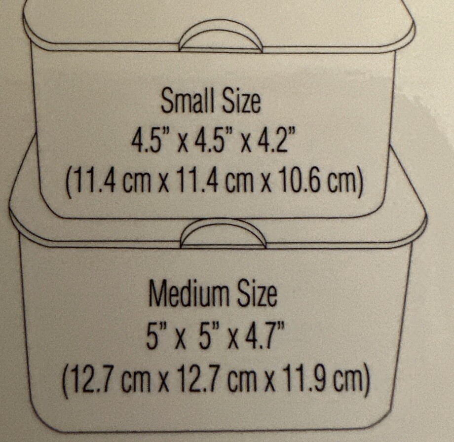 Storage Boxes: Metal Boxes With Wood Lids; Small Inside Large