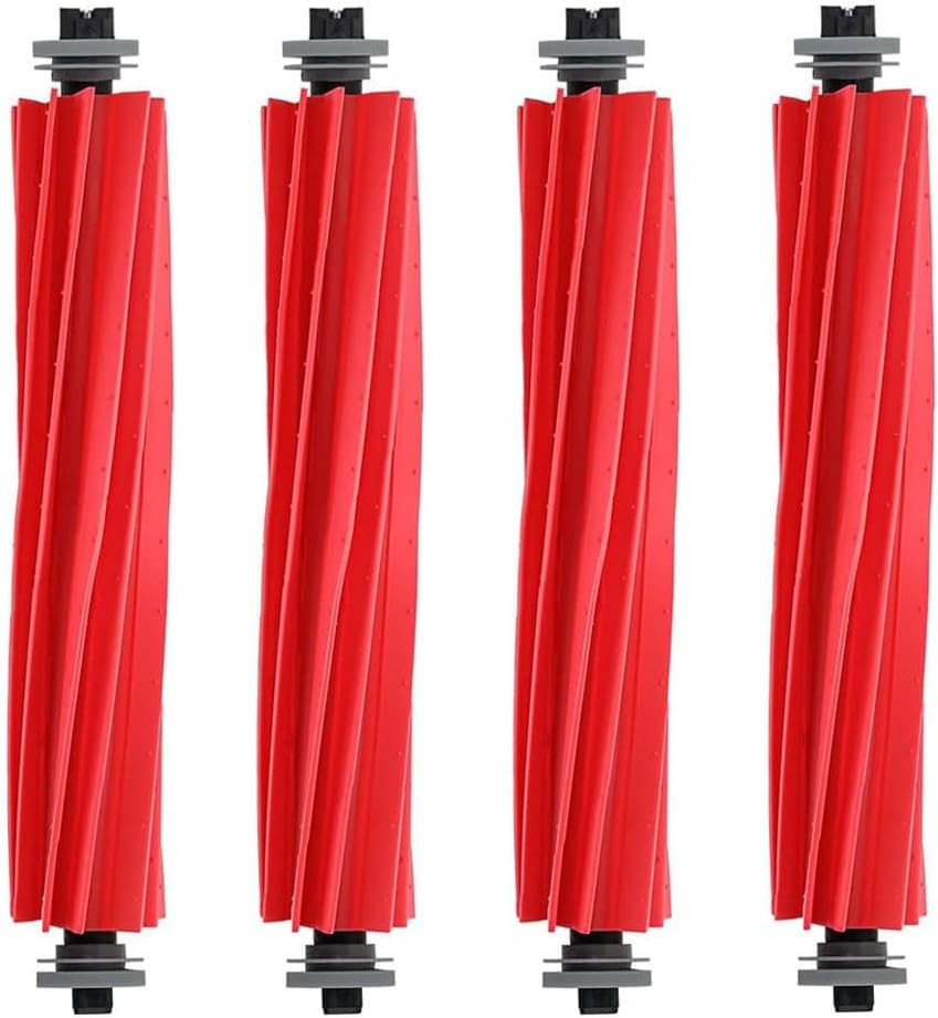 4 Pack Main Brushes Replacement for Roborock Q7 Q7 Q7 Max Q7 Max S7 Series QV