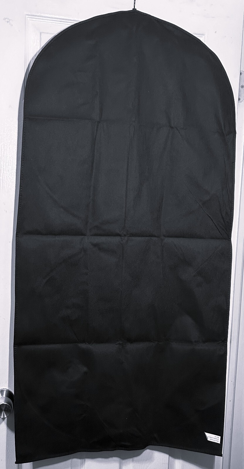 Joy Mangano Hanging zip garment bag Storage Organizer travel Black 46″X24″ New
