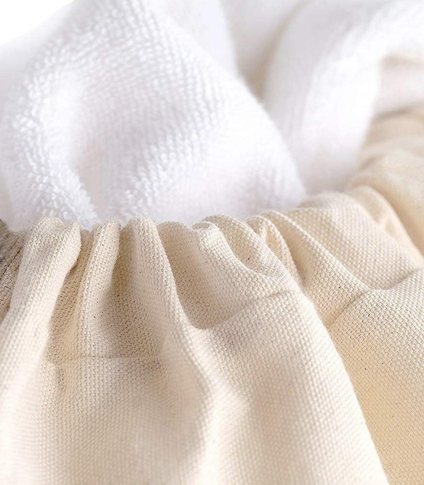 Extra Large Laundry Bags – Heavy Duty Cotton Canvas Drawstring Closure Washable