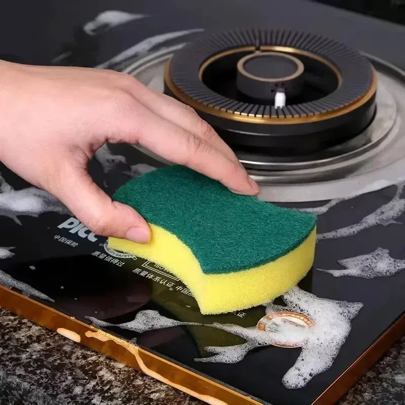 60/1PCS Kitchen Dishwashing Sponge Thickend Nano Magic Clean Brush Rub Pot Rust