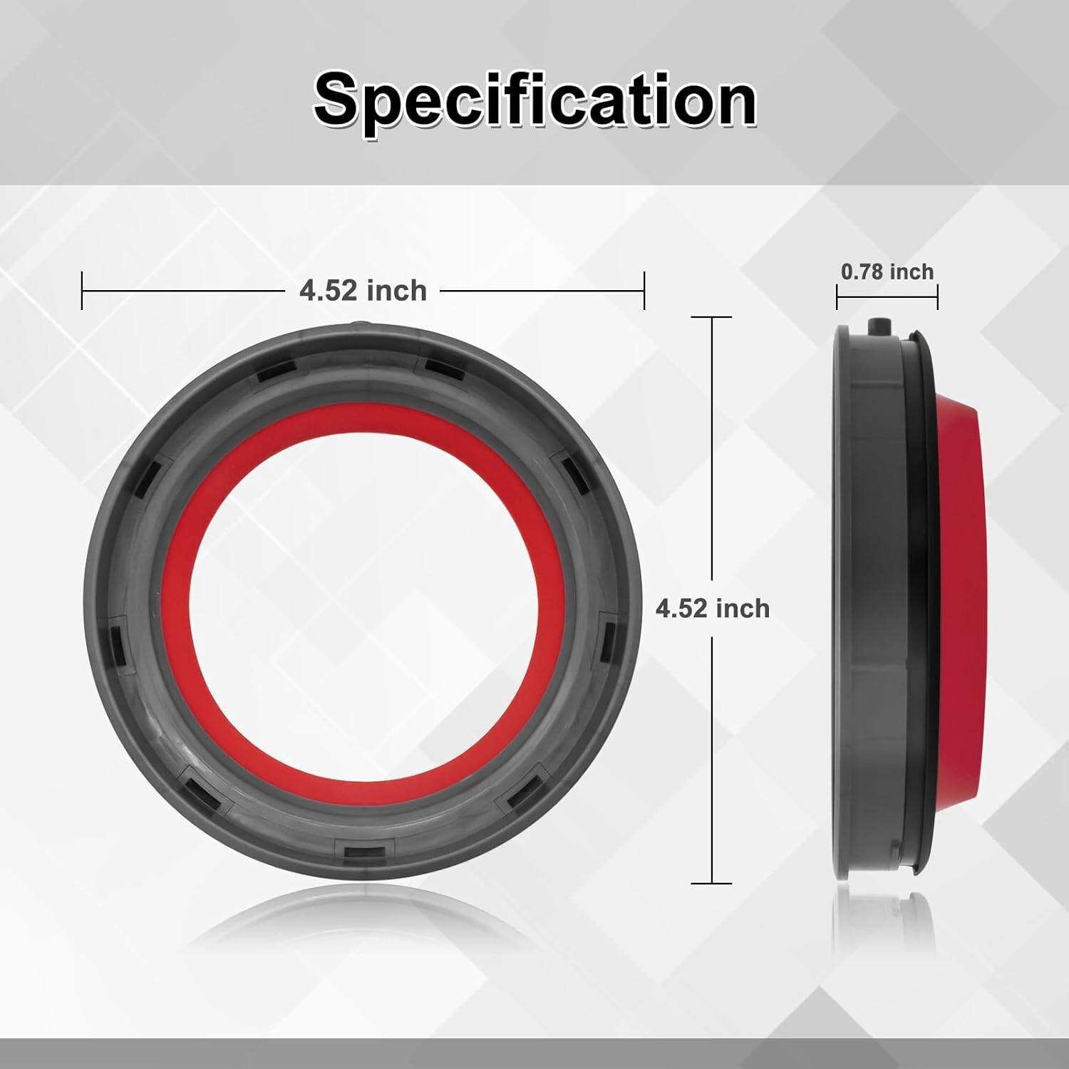 Dust Bin Top Fixed Sealing Ring For Dyson V11 SV14 SV15 Vacuum Cleaner Accessory