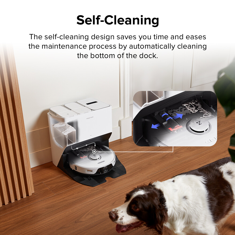Roborock S8 Pro Ultra Robot Vacuum Mop,Self-Drying,6000Pa -Certified Refurbished