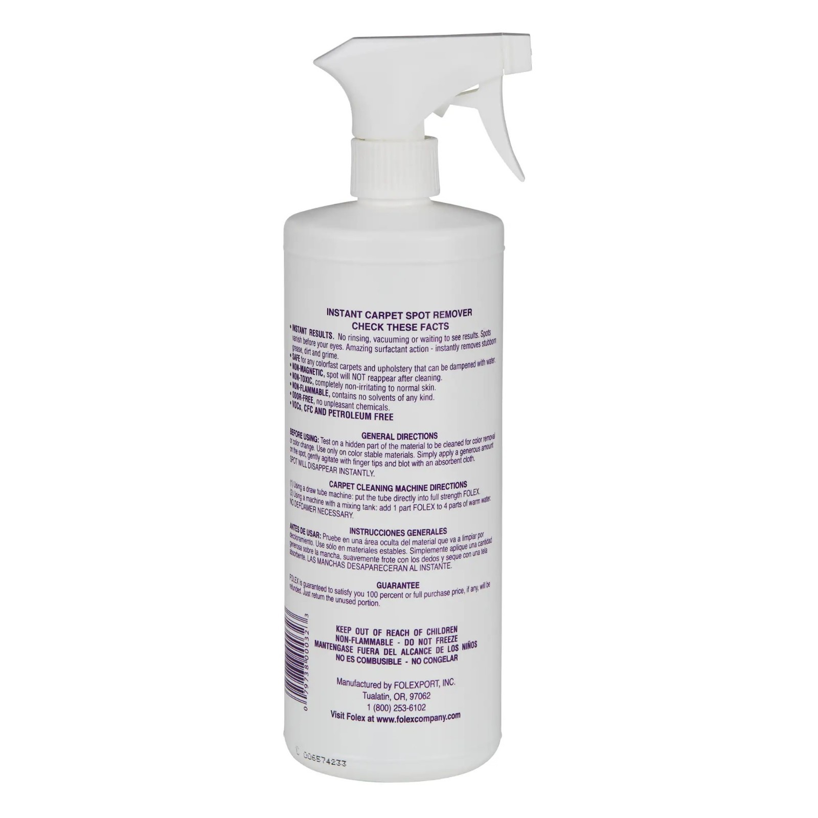 Folex Instant Carpet Spot Remover 32 oz