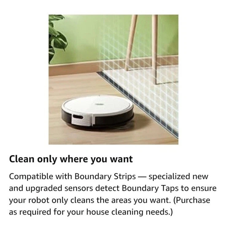 Yeedi K650 Robot Vacuum Cleaner Tangle-Free Brush Automatic Self Charging Smart