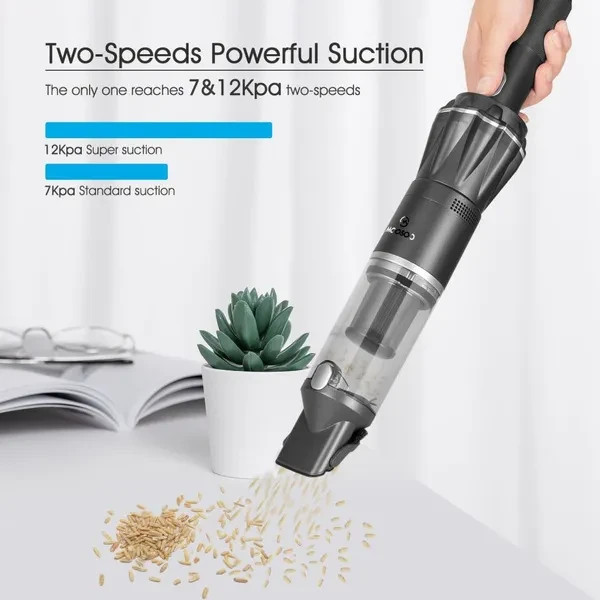 Moosoo K12 Vacuum Portable Handheld Cordless Lightweight Hand Vacuum Cleaner