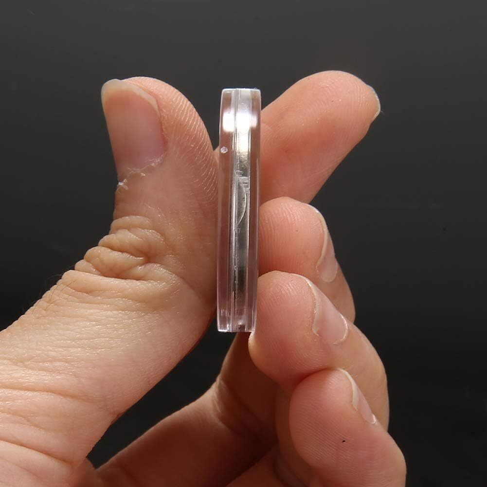 41mm Clear Plastic Coin Capsules, Silver Dollar Coin Holder, 60PCS Coin Box US