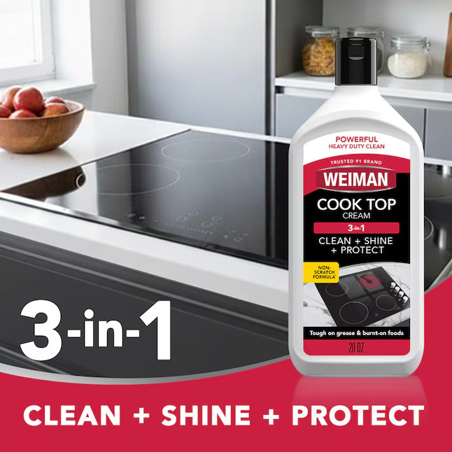 Weiman Products 3-in-1 Clean + Shine + Protect 20 Fluid ounce(s) Cooktop Cleaner