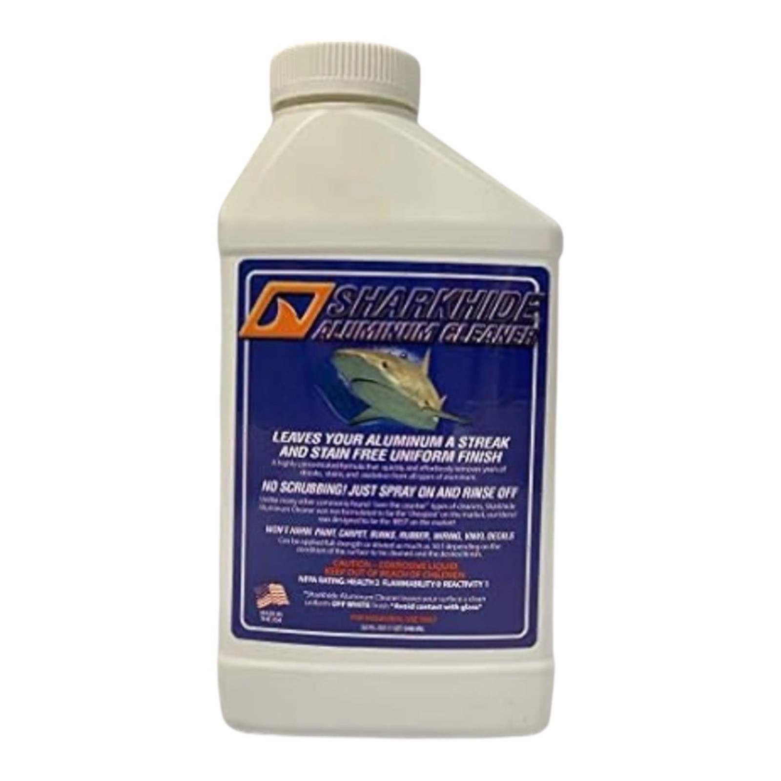 Sharkhide Aluminum Cleaner & Restorer 32oz Boat Hull Metal Cleaner Streak-Free