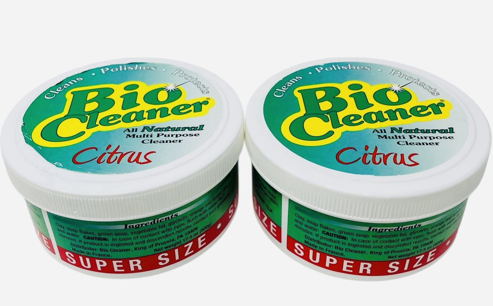 Bio Cleaner All Natural Multi Purpose Cleaner Citrus SUPER SIZE 17.5 oz Set of 2