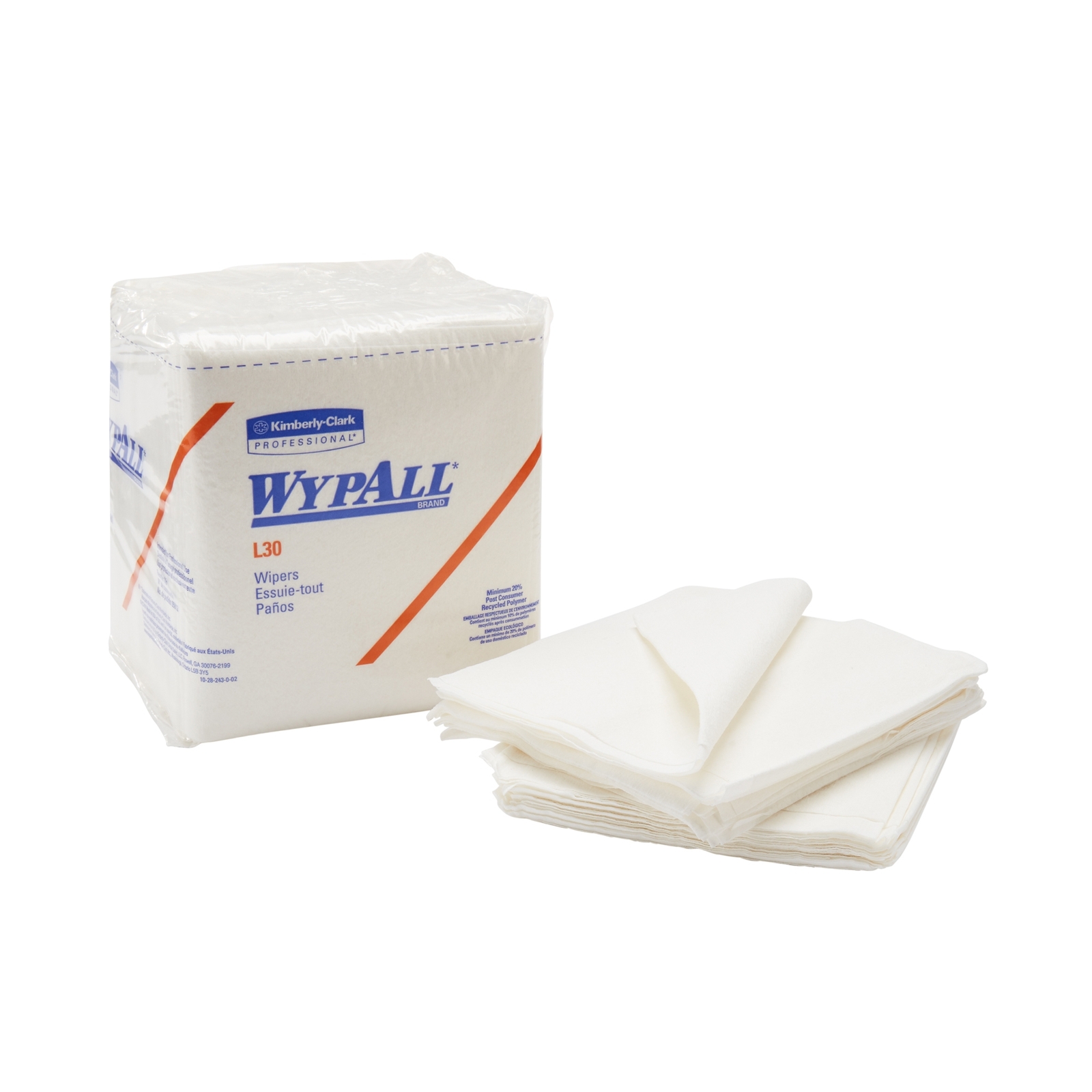 WypAll L30 Disposable Washcloth Task Wipes 12 X 12.5″ 05812 Pack of 90 Wipes