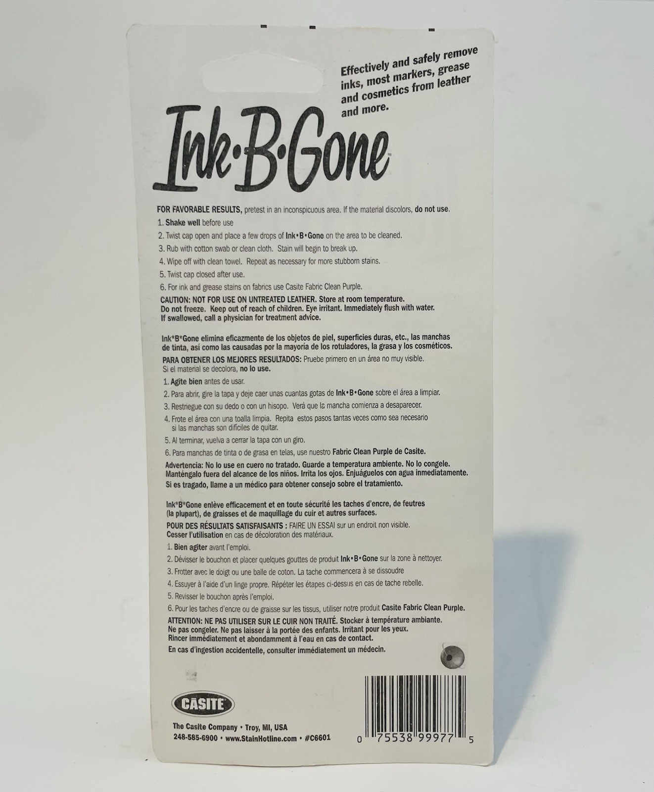 Ink B Gone Professional Stain Remover Industrial Strength Furniture, 1 Fl Oz