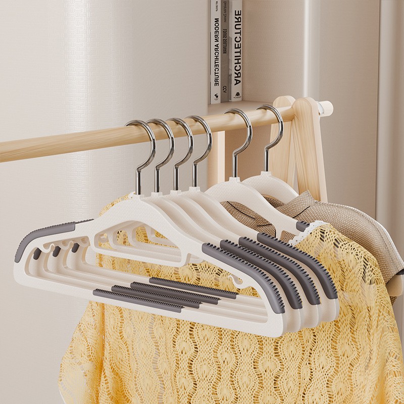 40pcs Non Slip Plastic Hanger Durable Heavy Duty Clothes Hanger 360° Swivel Hook