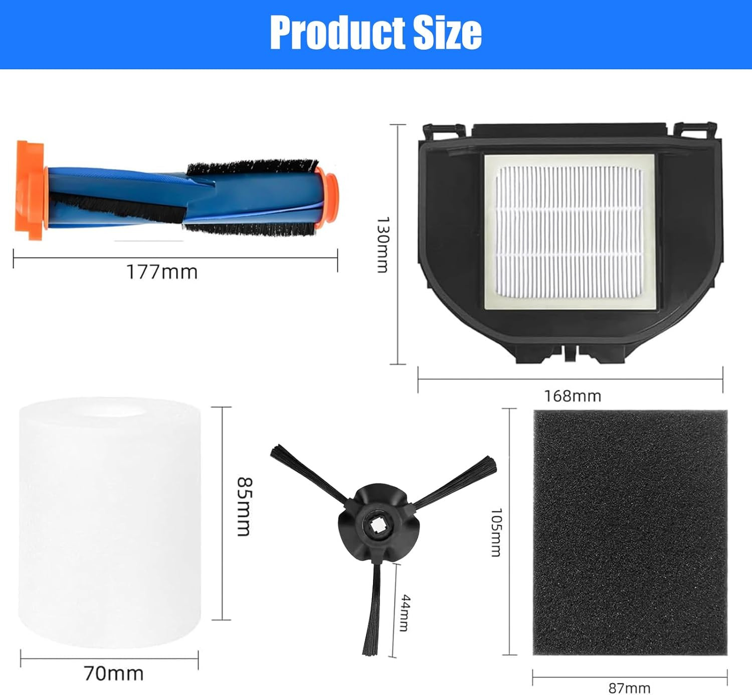 Side Brush Shark Matrix Robot for Shark AV2310AE/RV2320S/RV2300S/UR2350AE/UR2360