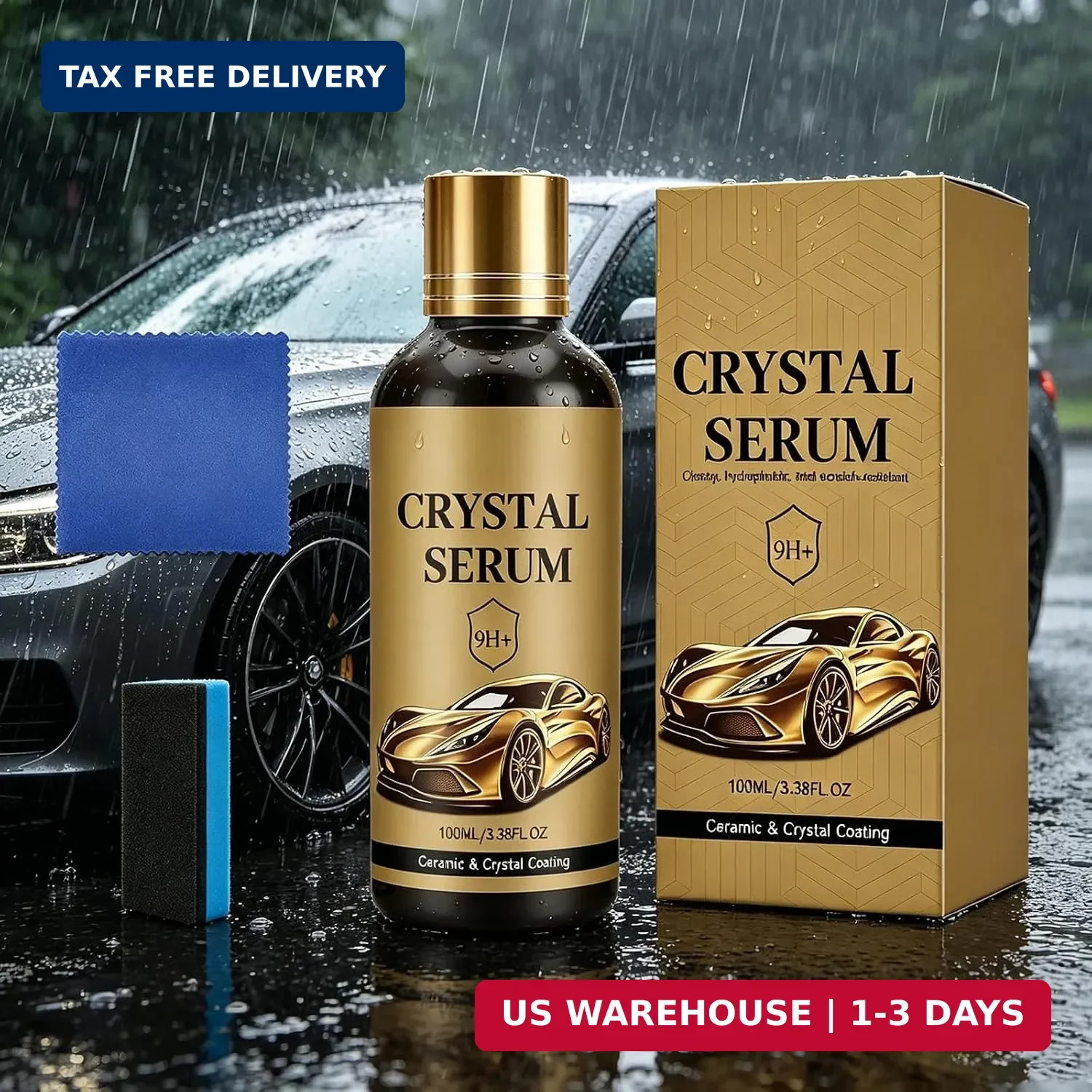Crystal Serum for Cars – 100 ml Advanced 9H Hydrophobic Graphene Ceramic Coating