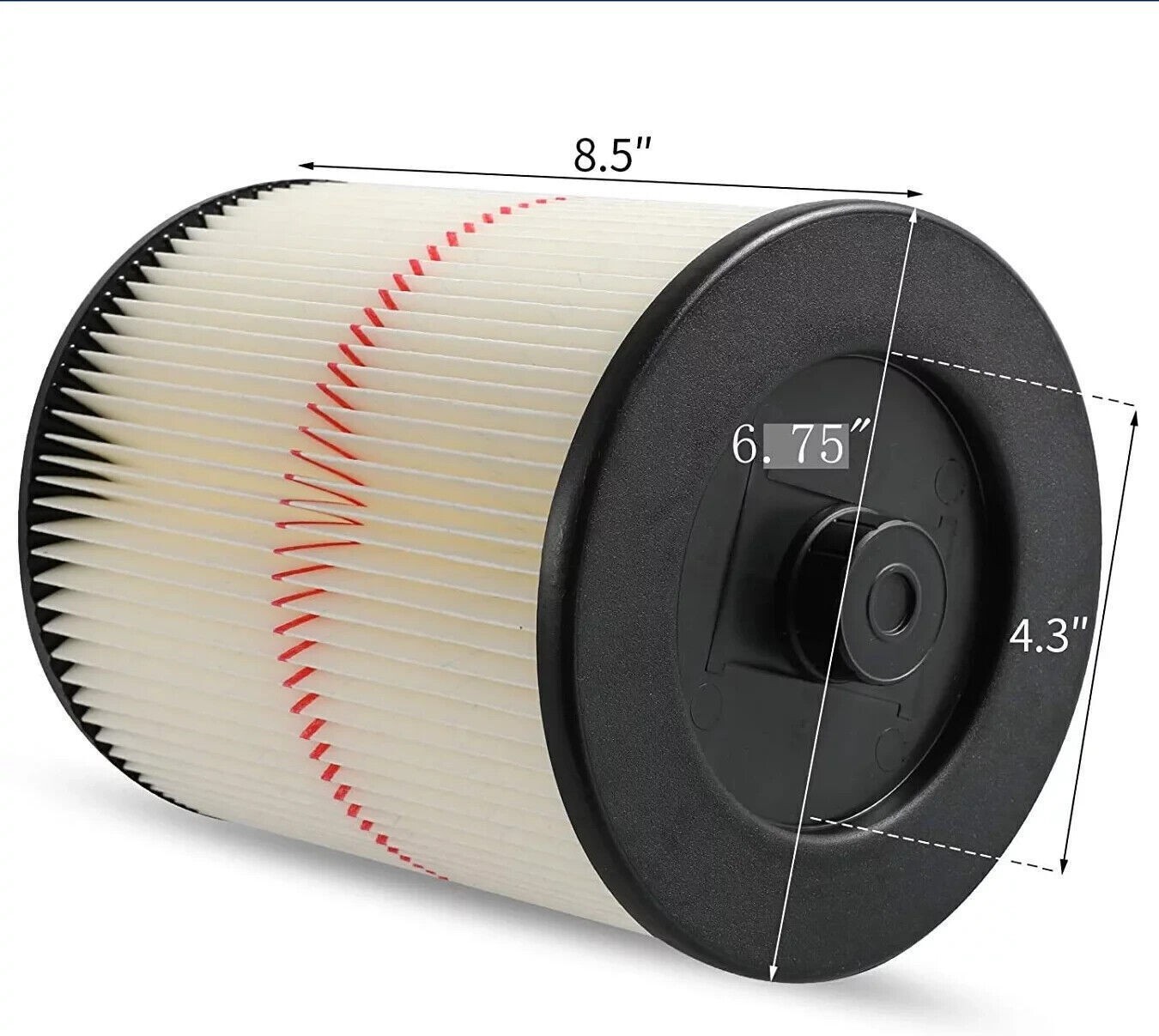 Replacement Cartridge Filter for Craftsman 9-17816 Vacuum Cleaner for Floor Care