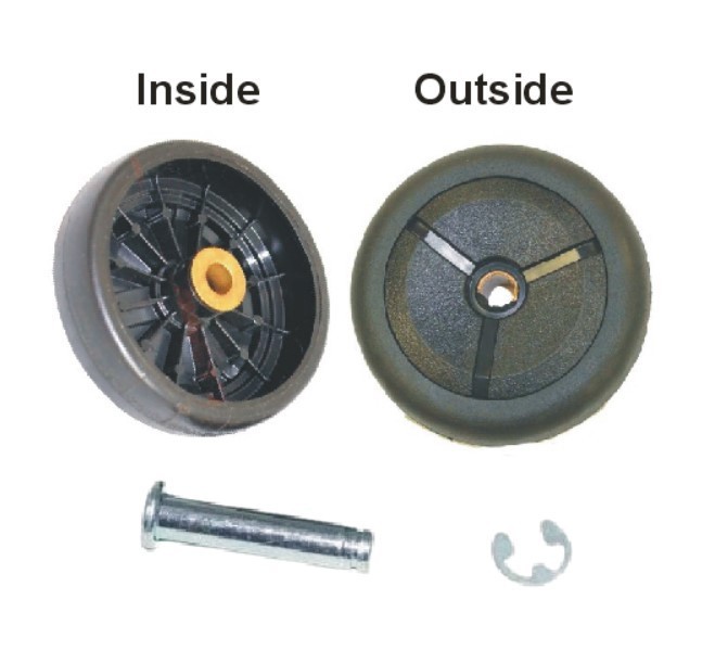 Rear Wheel for Select Hoover Windtunnels, Royal Uprights and Self Propelled WT